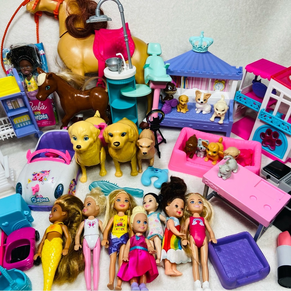 Barbie Baby Doll Lot Barbie Chelsea Doll Lot Barbie Nursery Toy - Picture 12 of 13